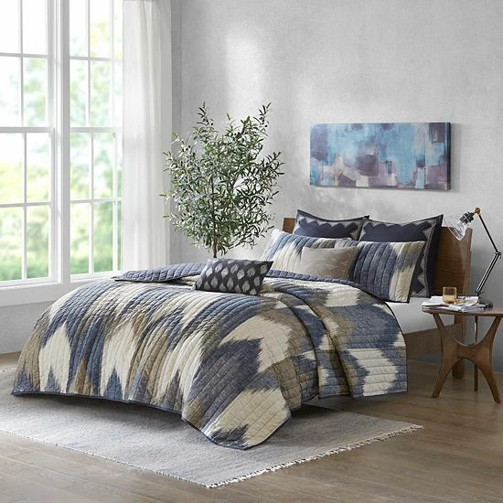 INK+IVY Alpine 3-piece Cotton Coverlet Set 3 INK+IVY Alpine 3-piece Cotton Coverlet Set